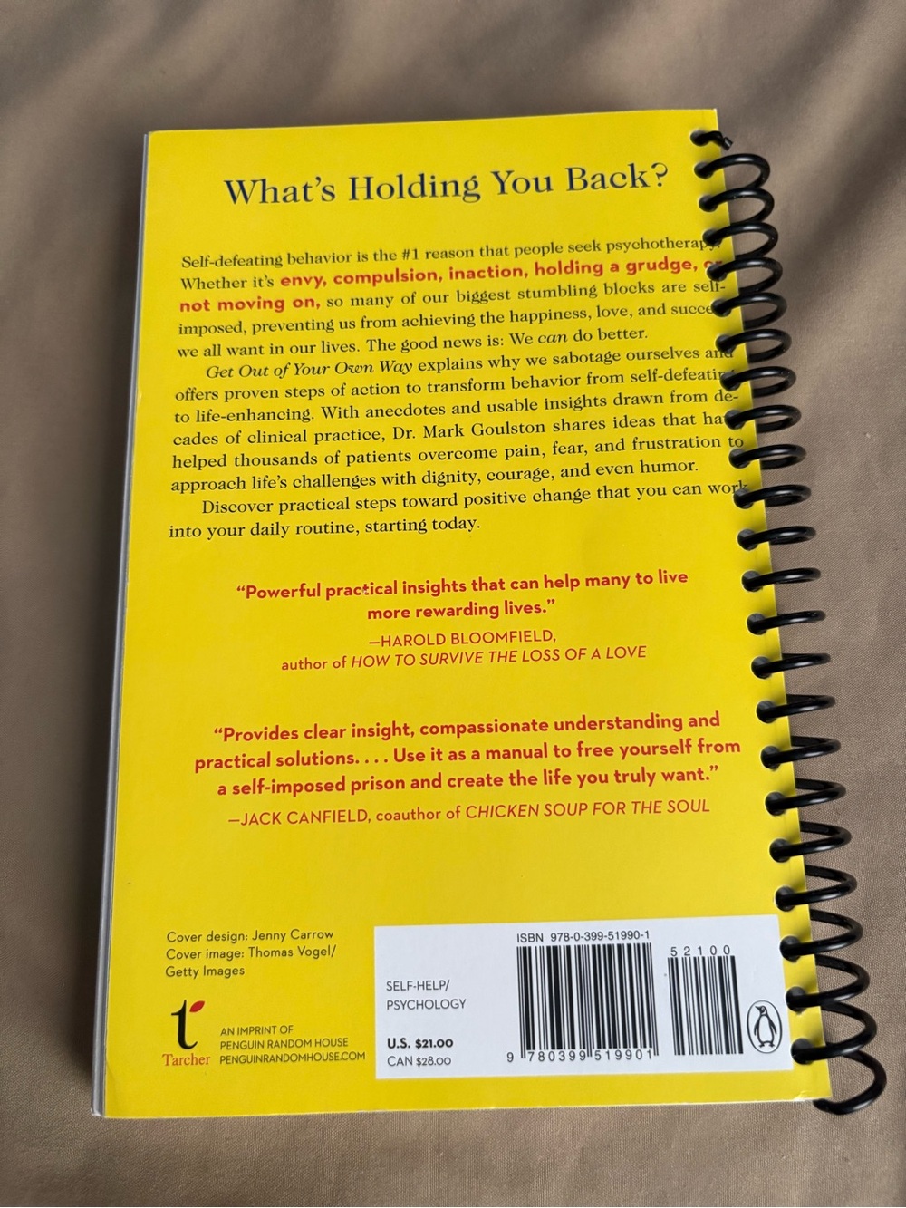 Get Out of Your Own Way — Spiral-Bound Book - Picture 3 of 3